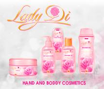 т.м. LADY DI: С БИО НАТУРАЛЬНОЙ РОЗОВОЙ ВОДОЙ   Серия ROSA DAMASCENA т.м. LADY DI - Косметическая линейка для рук и тело 